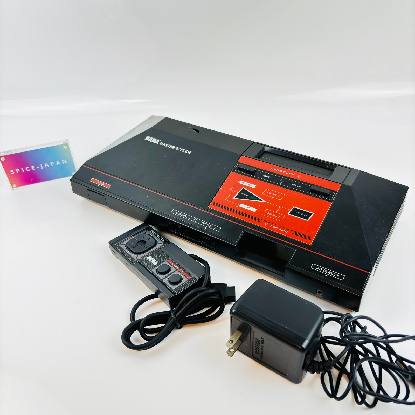 SEGA Master System 本体 + コントローラー2個 + ボックス SEGA Master System Console w/ Original BOX 2 Controllers NEW