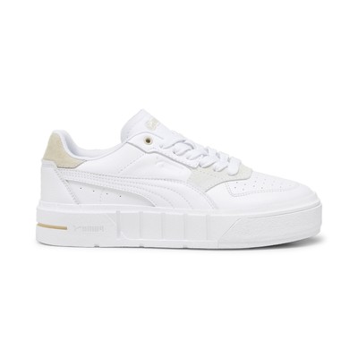 Puma Cali Court Match 39309402 Женские стильные кроссовки из белой кожи