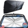 Custom-Fit for Lexus Windshield Sun Shade Umbrella, Foldable Car Umbrella Sunshade Cover UV Block Car Front Window with 360°Rotation Bendable Handle, Designed for Lexus Accessories (for Lexus LS)