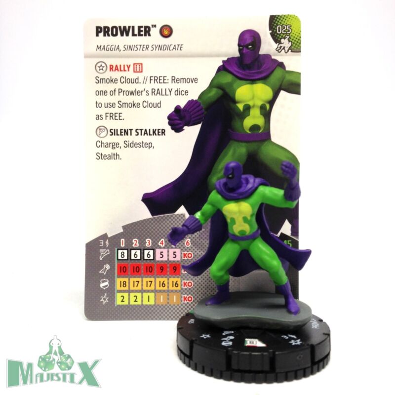 Heroclix Spider-Man Beyond Amazing set Prowler #025 uncommon