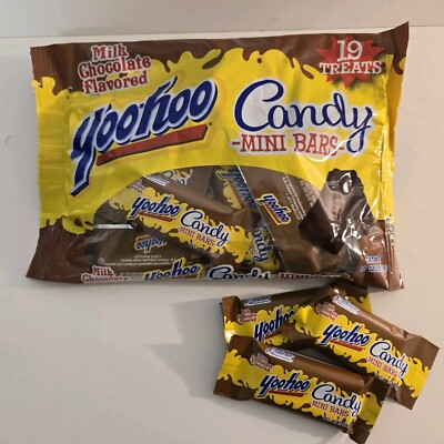 Yoo-Hoo YooHoo Mini Milk Chocolate Flavored Candy Bars  19-piece Bag 10 ounce