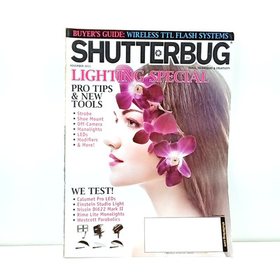 Shutterbug Photography Magazine Nov. 2011 Lighting Special