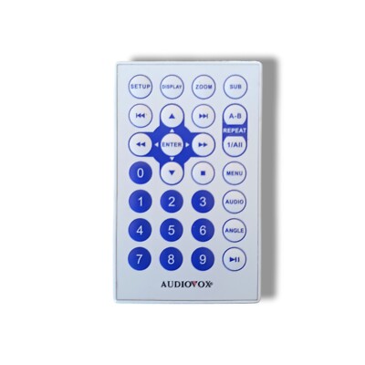 Genuine AUDIOVOX 13642300 Portable DVD Player OEM Replacement Remote Control 