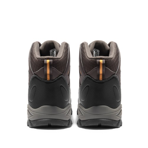 Men’s Waterproof Hiking Boots Mid Ankle Lightweight Non-Slip Trail Work Shoes