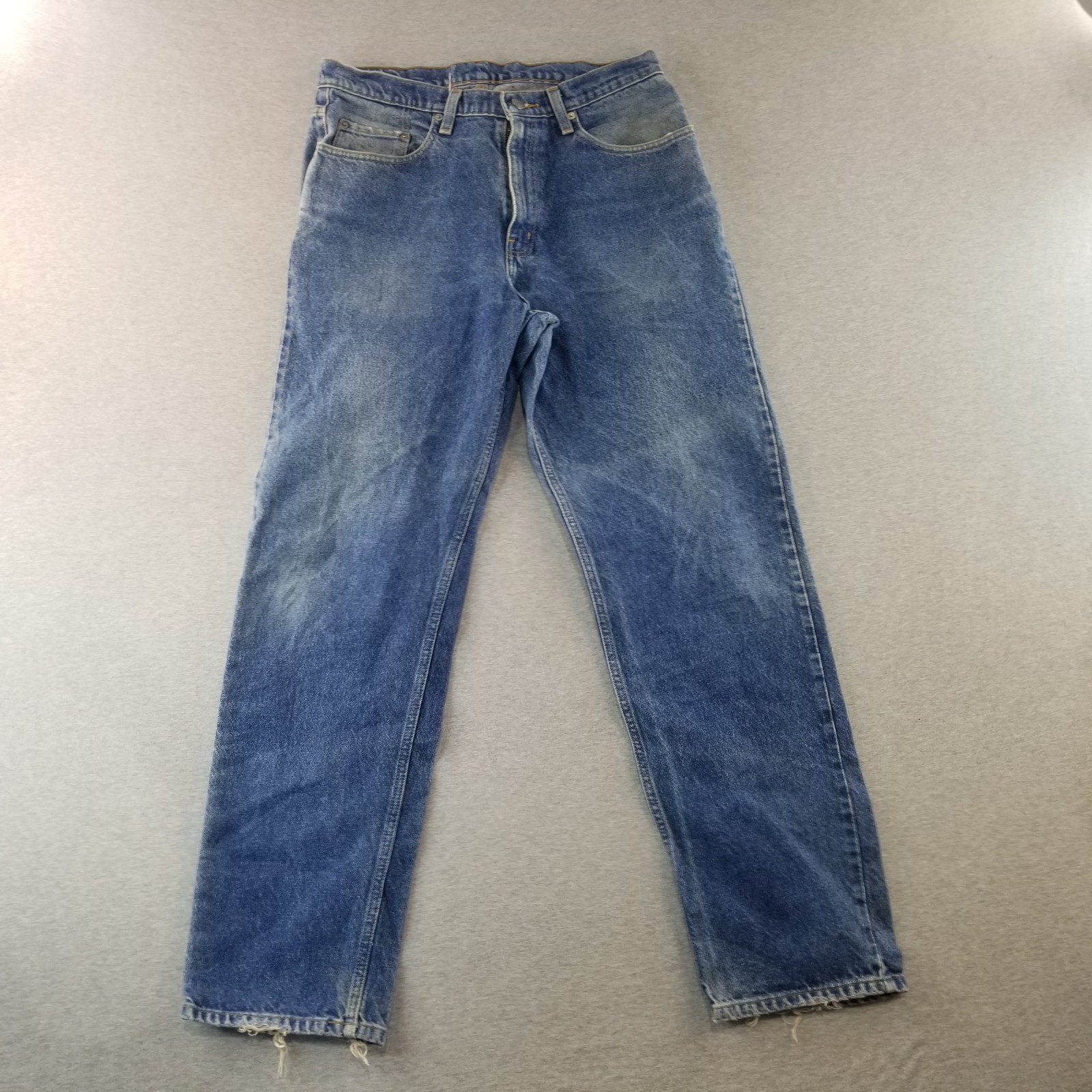 Polo Jeans Men's Sz 34x32 VTG Med Wash 100% Cotton Normcore Durable Nice Quality