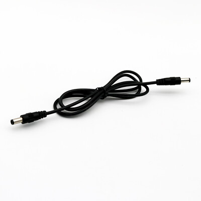 3ft DC Power 5.5mm x 2.5mm Male To Male Plug Connector CCTV Extender Cord Cable