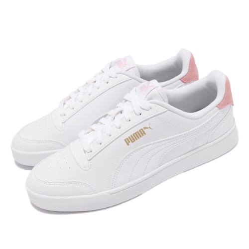 Повседневная обувь унисекс Puma Shuffle White Pink Gold Vintage Classic Men 309668-02