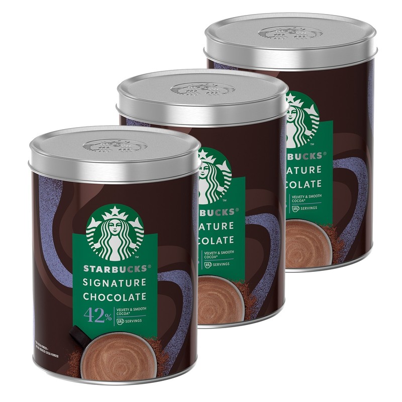 Starbucks Signature Chocolate 42% Kakaopulver (3 X 330g)