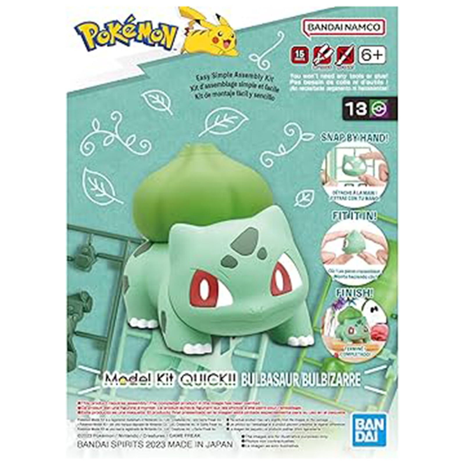 Bandai Pokemon Quick!! Bulbasaur Model Kit NEW
