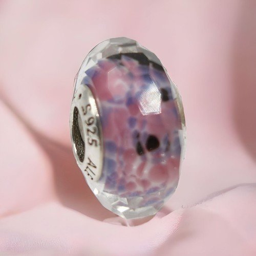 PANDORA ガラス ビーズ Purple Faceted Glass PANDORA ガラス ビーズ Purple Faceted Glass Retired Pandora