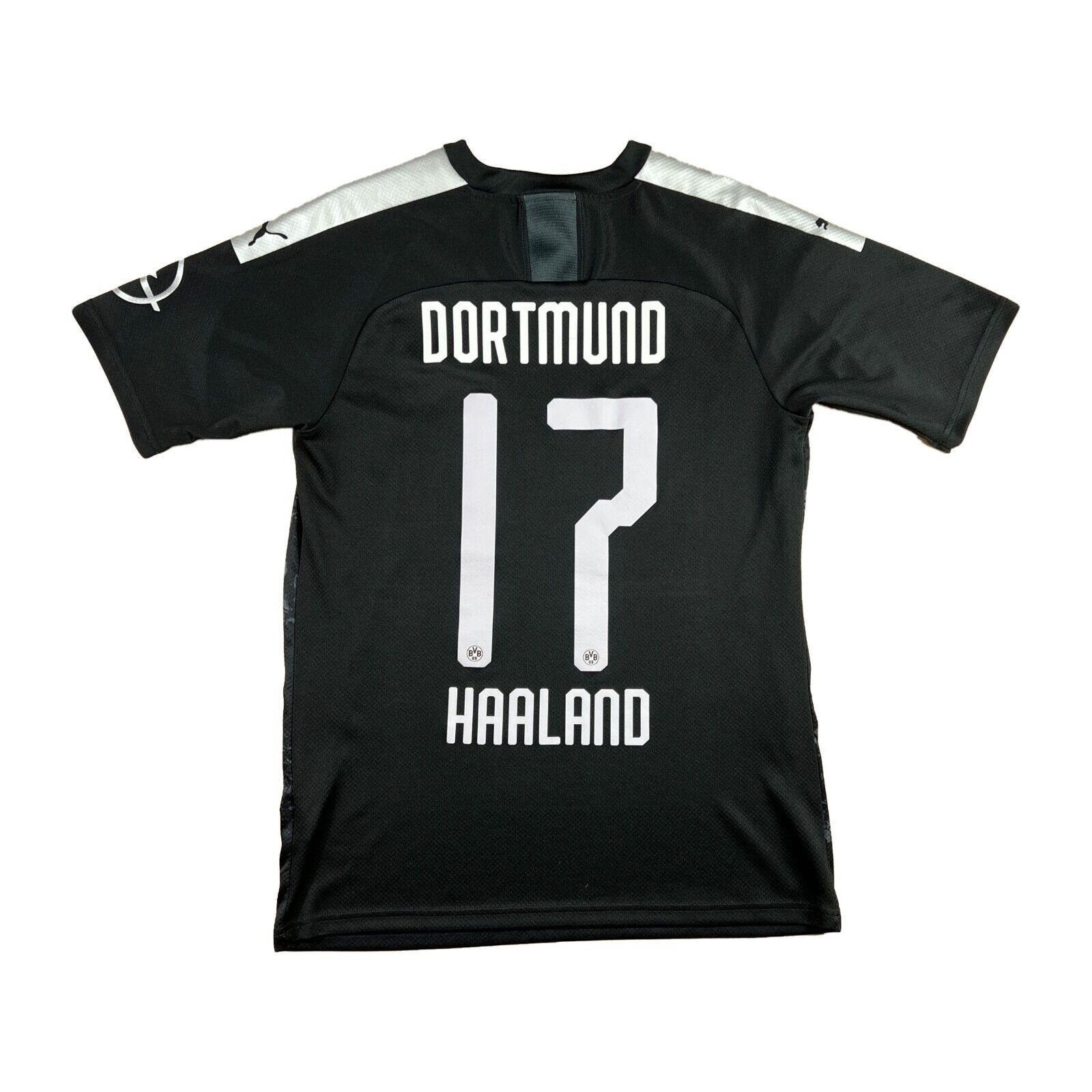 Borussia Dortmund 2019-20 "Haaland" Auswrts Trikot "S" puma "EVONIK" BVB shirt