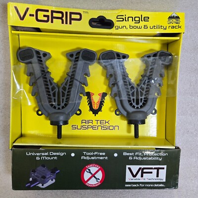 ATV TEK UTV TEK V-Grip Single Gun, Bow & Utility Rack VFG1