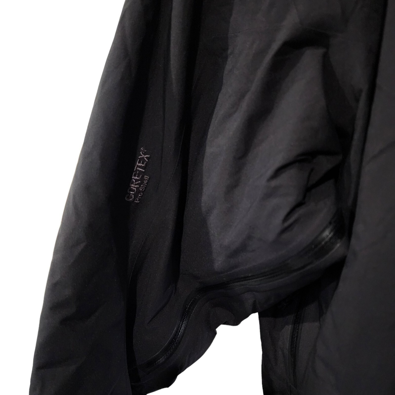 Pre-owned Arc'teryx Arcteryx Sentry Jacket Men's Black, '09 Deadstock Model 7440 Primaloft Pro Shell
