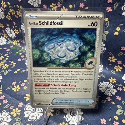 Pokémon Antikes Schildfossil 080/086 Normal | Schwarze Blitze | DE