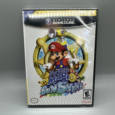 Super Mario Sunshine Nintendo GameCube Player's Choice NEW SEALED