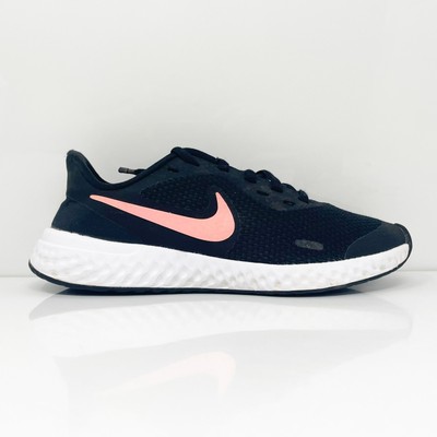 

Nike Girls Revolution 5 BQ5671-002 Черные кроссовки для бега Размер 4,5 года, Черный, Revolution 5