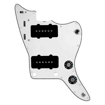 920D Custom Jazzmaster Vintage Loaded Pickguard Black on Parchment 
