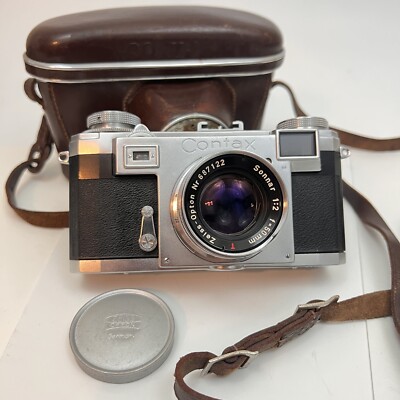 【整備済完動品】Contax Ⅱa CD Sonnar 50mm F2 Sonnar 50mm f2 (Contax) – FLASHBACK CAMERA