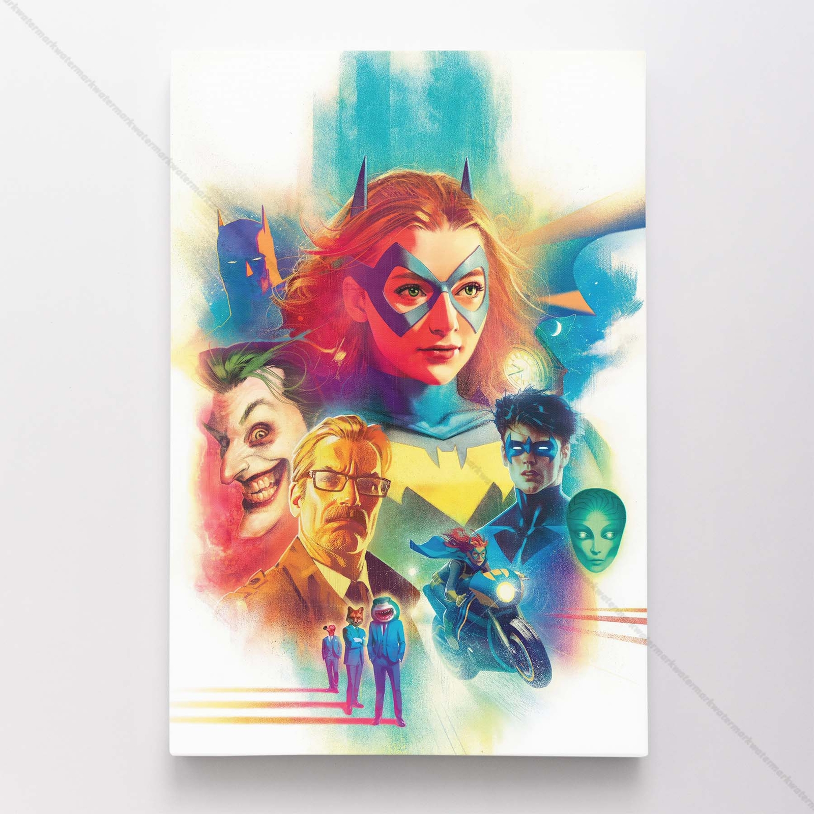 Batgirl Poster Canvas DC Comic Book Cover Art Print #13544