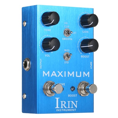 IRIN Overdrive Guitar Effect Pedal 2 Toggle Mode Switch J1T4