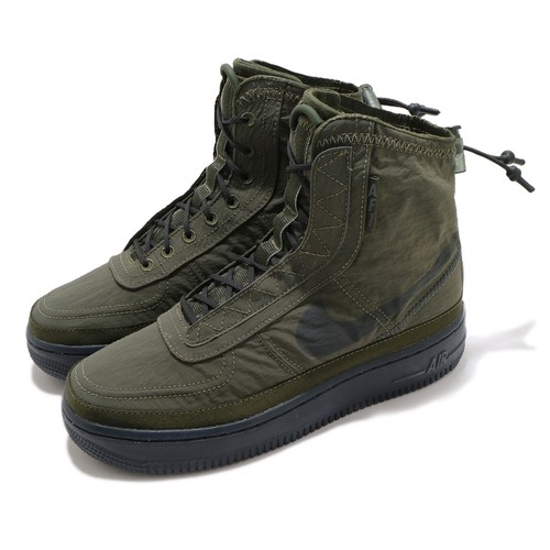 

Женская повседневная обувь Nike Wmns AF1 Air Force 1 High Shell Cargo цвета хаки BQ6096-301, Зеленый, Wmns Af1 Shell