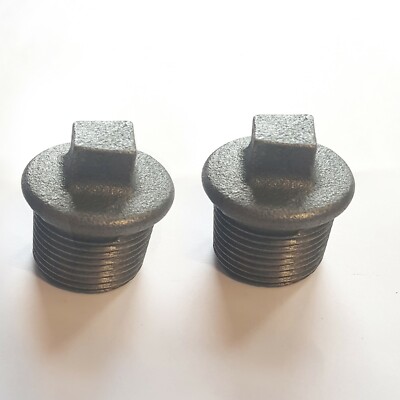 Pack of 2 BSP 3/4'' STEEL PIPES & BLACK MALLEABLE IRON PIPE FITTINGS - WHOLESALE