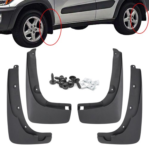 4Pcs/set Mud Splash Guard Flaps Mudguard for 2001 2002 2003 04 05 Toyota RAV4