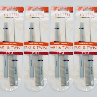4 Packs Cantu Style Part & Twist Combo Set Gray Perfect for Coils