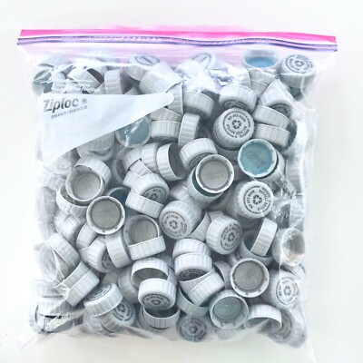250 Diet Coke Coca Cola Gray Plastic Bottle Caps Screw Tops School Crafts