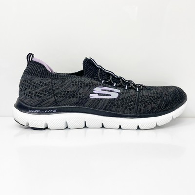 

Skechers Womens Flex Appeal 2.0 12638 Черные кроссовки для бега Размер 9, Черный, Flex Appeal 2.0