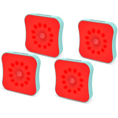 Red Motion Sensor Night Lights, Rechargeable Red Night Lights, Wireless Stick...