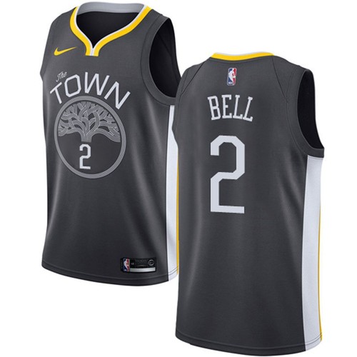 [877205-066] Мужская футболка Nike NBA GS Warriors Jordan Bell