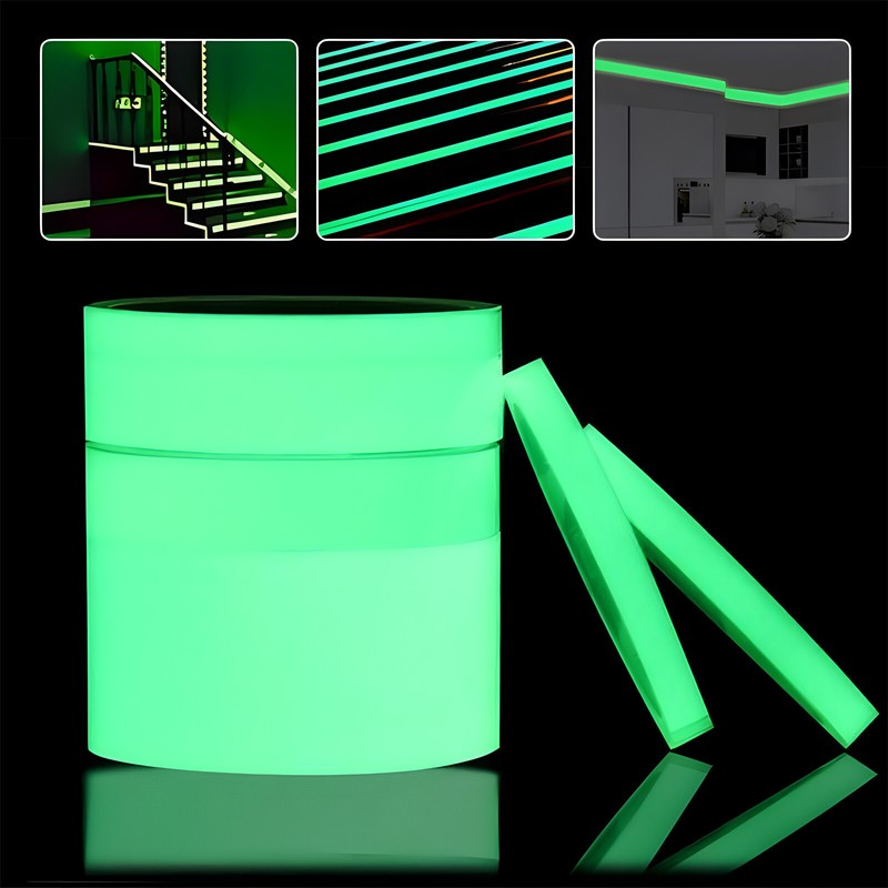 Luminous Tape, Glow In The Dark Tape Removable PVC Luminous Tape For Stairs Wall