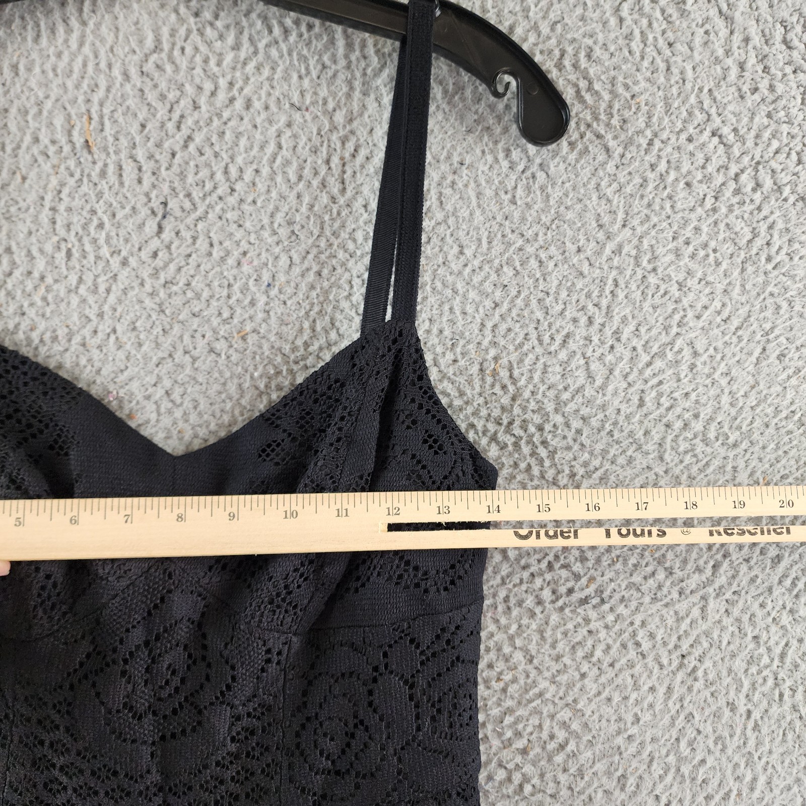 Kobi Halperin Willow Floral Lace Sweetheart Midi Dress Women's 4 Black Back Zip - Picture 5 of 15