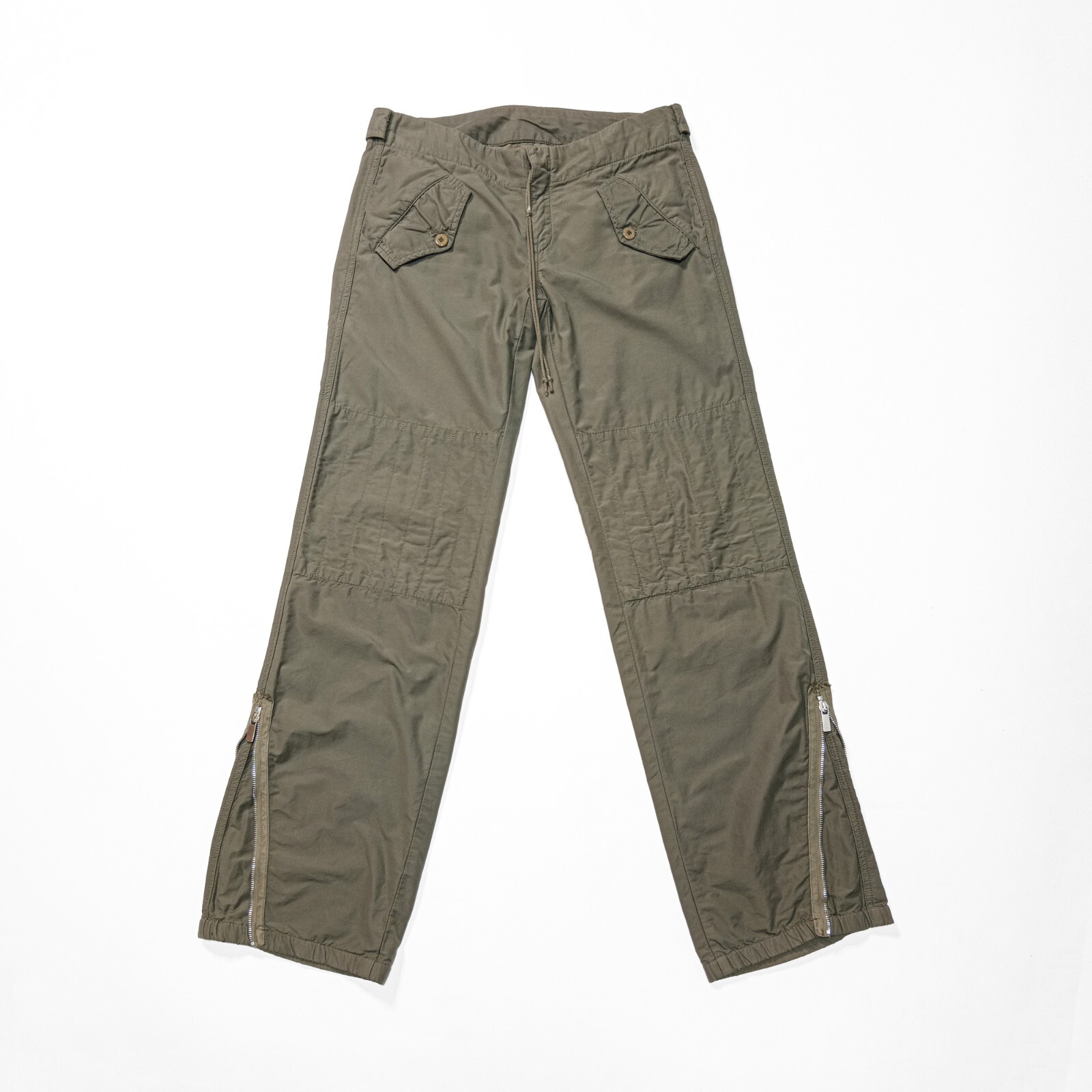 ぶ*う様 00s rip dead stock parachute cargo Men's Parachute Cargo Pants Loose Fit Y2K Hip Hop Pants