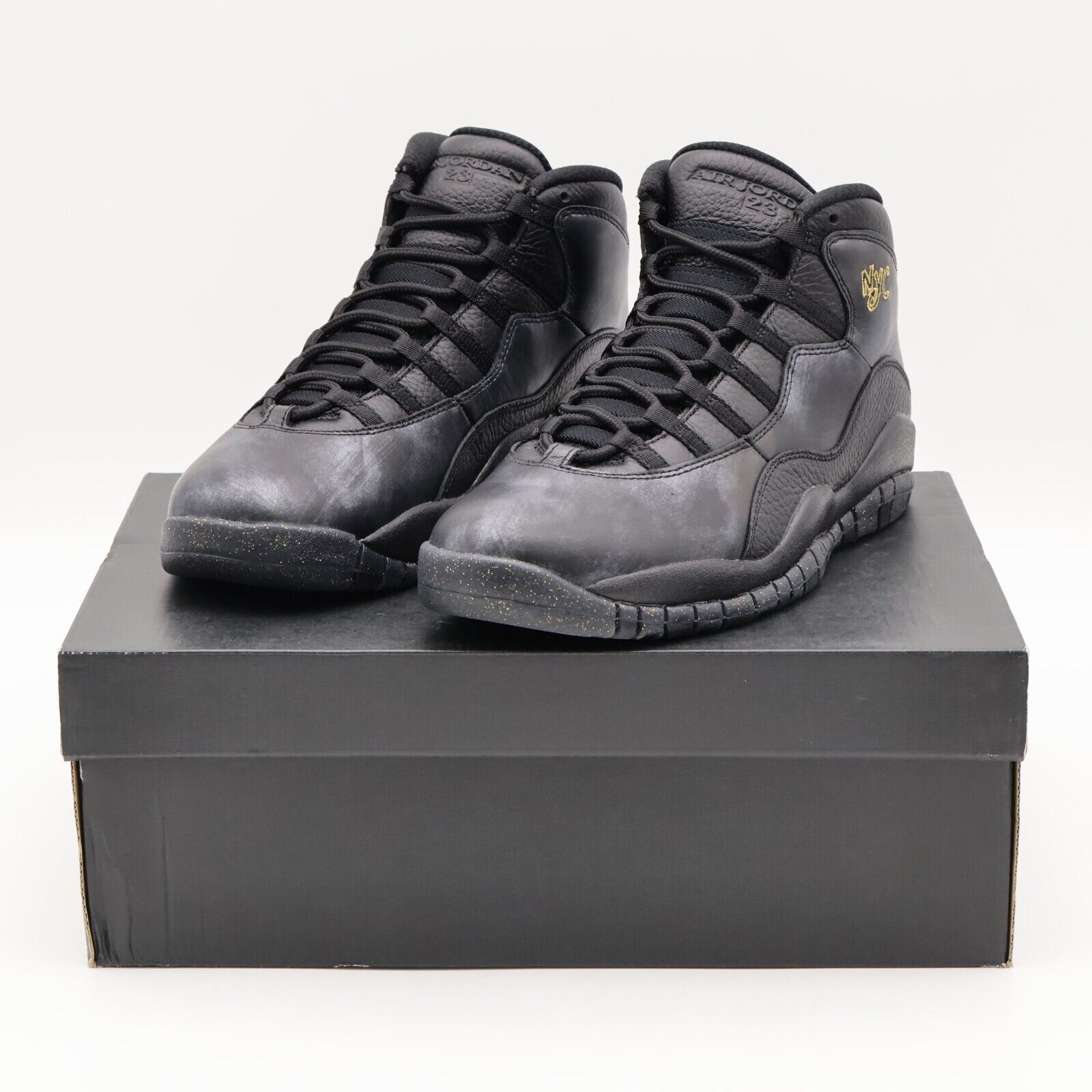 310805-012 Nike AIr Jordan 10 Retro NYC New York City Black 310805-012 Nike AIr Jordan 10 Retro NYC New York City Black