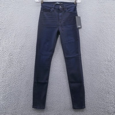 Hudson Barbara Super Skinny High Rise Jeans Loya Dark Blue WHA407DPF Womens 25