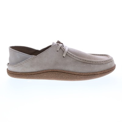 

Clarks Pilton Wallabee 26165835 Мужские бежевые широкие замшевые лоферы повседневная обувь 9.5, Бежевый, Clarks Pilton Wallabee