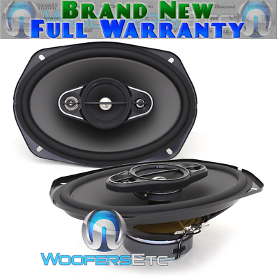 PIONEER TS-A6967S 6"x9" 450W 4-WAY COAXIAL CAR AUDIO STEREO AMPLIFIER SPEAKERS