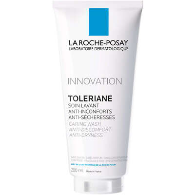 La Roche-Posay Toleriane Caring Wash Gentle Daily Face Deeply Cleanse 200ml NEW