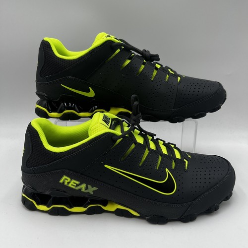 Nike Men's Sz 11 Reax 8 TR Black Volt Training Shoes 616272-036 NEW Sneakers