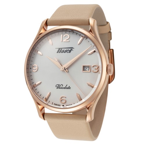 Мужские кварцевые часы Tissot T1184103627701 Heritage 40mm