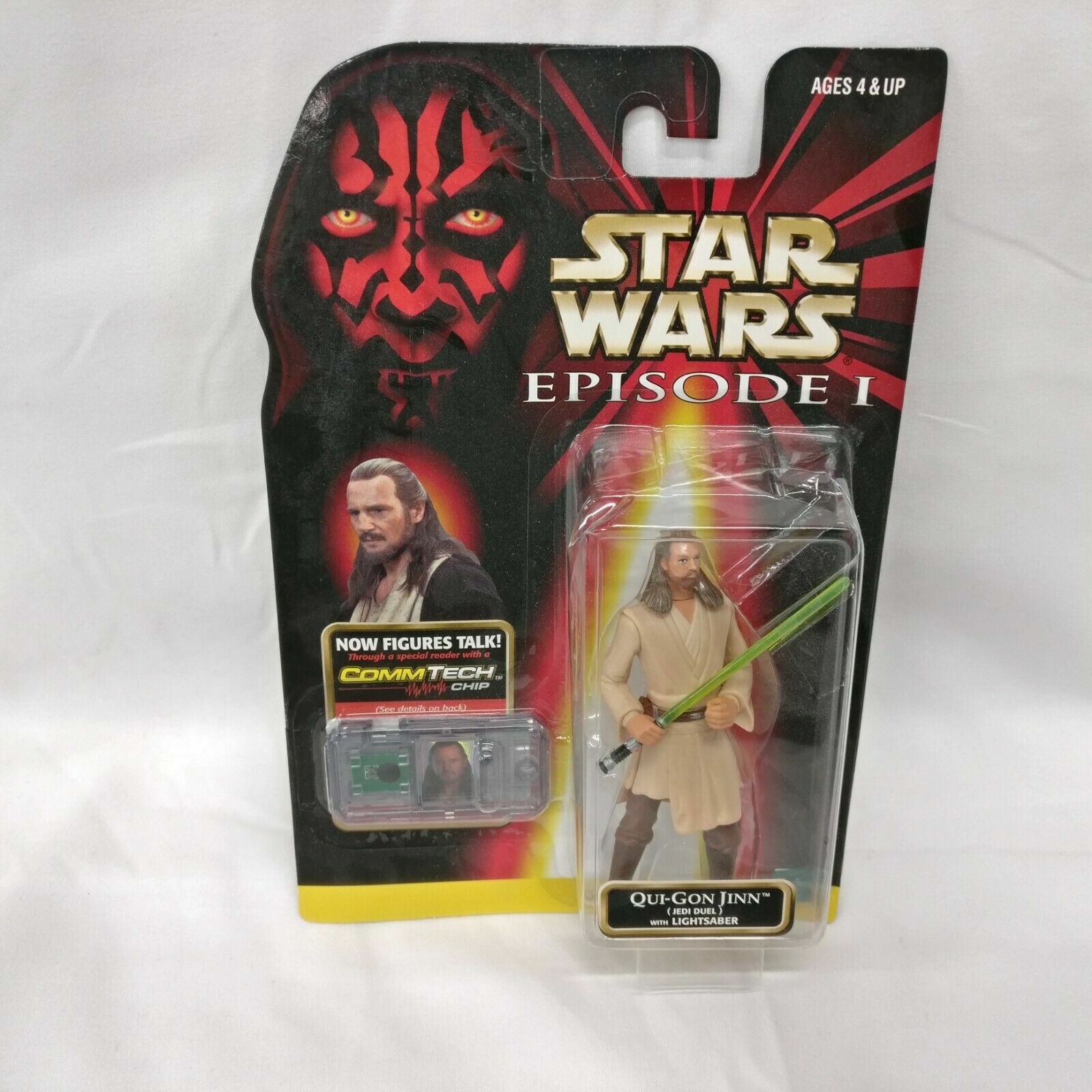 NEW* HASBRO STAR WARS: EPISODE 1 QUI-GON JINN JEDI DUEL