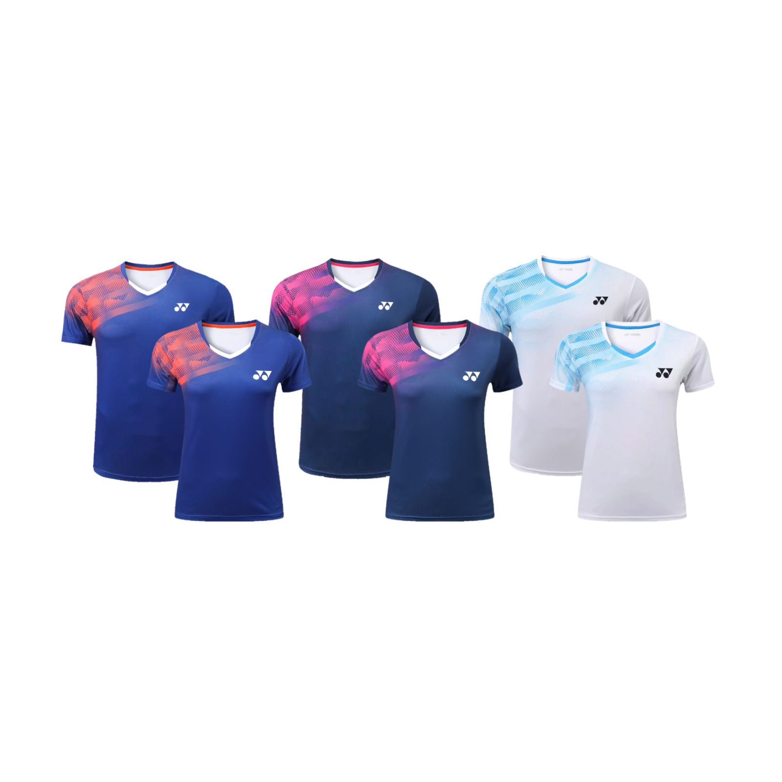 Yonex 2022 Game Wear Couple T-Shirt (Green-Pink) Tennis