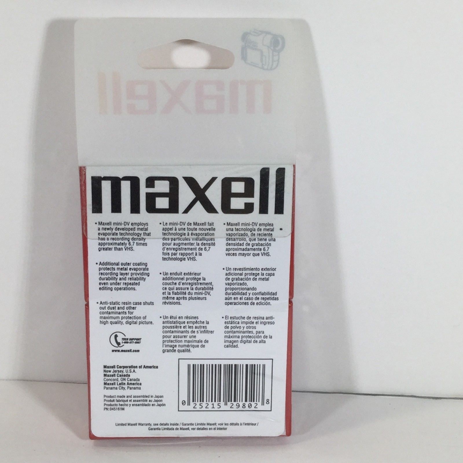 Maxell Mini DV 60 Minute Tapes 2 Pack, Camcorder ME New, Lot of 5, 10 Tapes