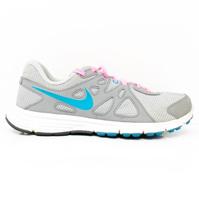 Nike Womens Revolution 2 554900-006 Серые кроссовки для бега Размер 8,5