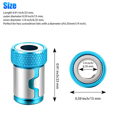 Steel Impact Magnetic Pivoting Bit Tip Swivel Screw Holder Screw Drill Accessory
