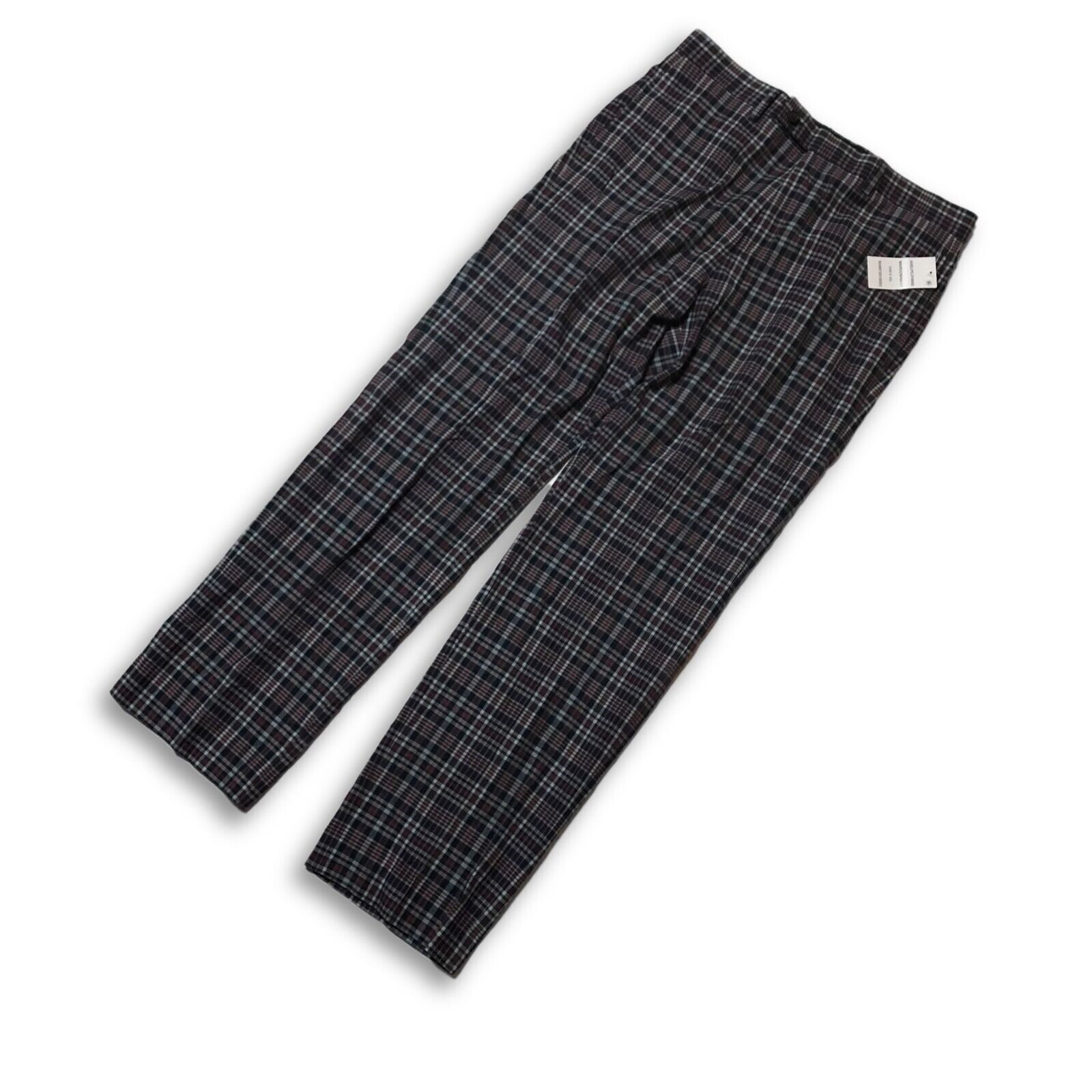 maroon plaid pants mens