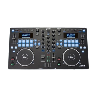 Gemini GMX Professional DJ Audio Equipment GMX MIDI Controller Dual Media Player