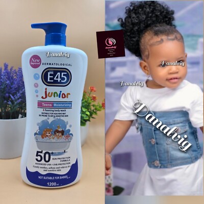 E45 Junior Teens Moisturizing & Glowing Body Wash Kids & Teens Shower Gel 1200ml
